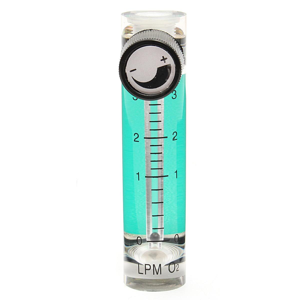 0-3LPM 3L Zuurstof Flowmeter Flowmeter Met Regelklep Voor Zuurstof Lucht Gas