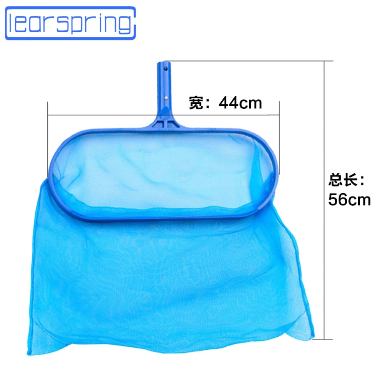 Swimming Pool Skimmer Cleaner Leaf Rake Mesh Net Fountain Pool Tool Leaf Bag Cleaning Equipment Accessories with Rod Stick