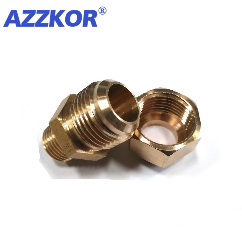 Messing buisfitting snelkoppeling tracheale vergrendeling vrouwelijke connector koperen snelschroefdraad rechte pneumatische fitting 1/4 " 1/8 " 3/8 " 1/2