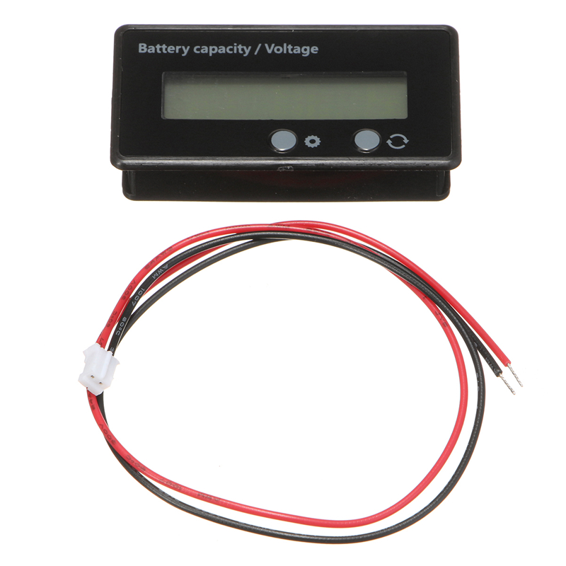 12V 6-63V LCD voiture plomb acide plomb batterie au Lithium niveau de Charge indicateur de capacité compteur numérique LED testeur voltmètre affichage