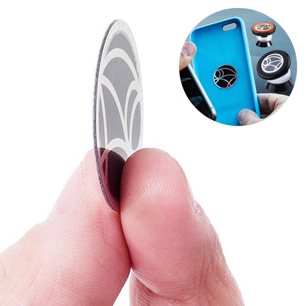 Metalen Plaat Magnetische Auto Telefoon Houder Kit Attachment Magneet standfor Auto Dashboard Mobiele Telefoon
