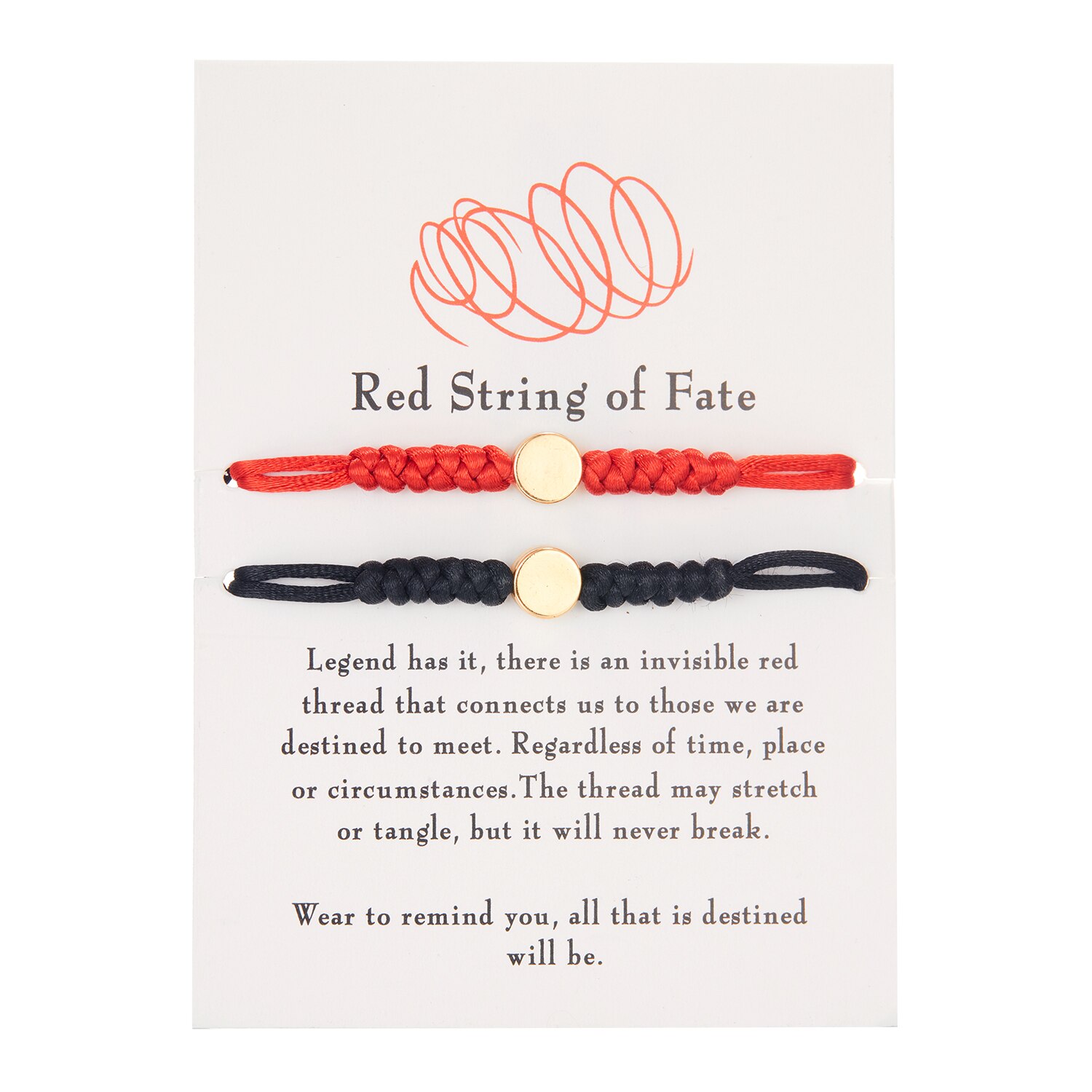 7 Knots Red String Bracelets for Protection Good Luck Amulet for Success Prosperity Handmade Rope Bracelets Lucky Charm Bangles: D-round-2pcs