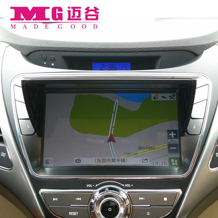Cubierta de luz de navegación para GPS para coche, parasol con visera para HYUNDAI Elantra, navegador GPS, 6-10 pulgadas: Style A