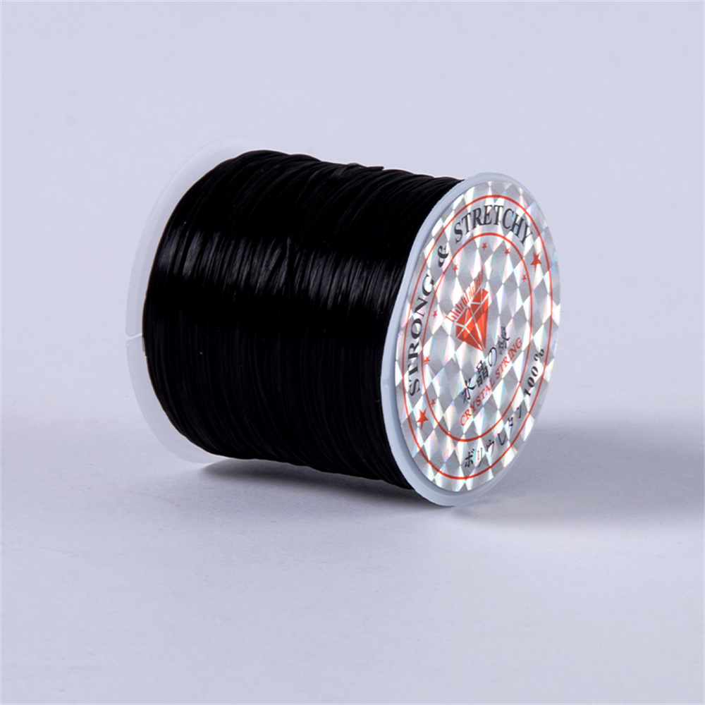 1 Roll/Lot 60M Sterke Elastische Kristal Kralen Koorden Voor Armband Ketting Stretch Draad Koord String Diy Sieraden Maken: Rood