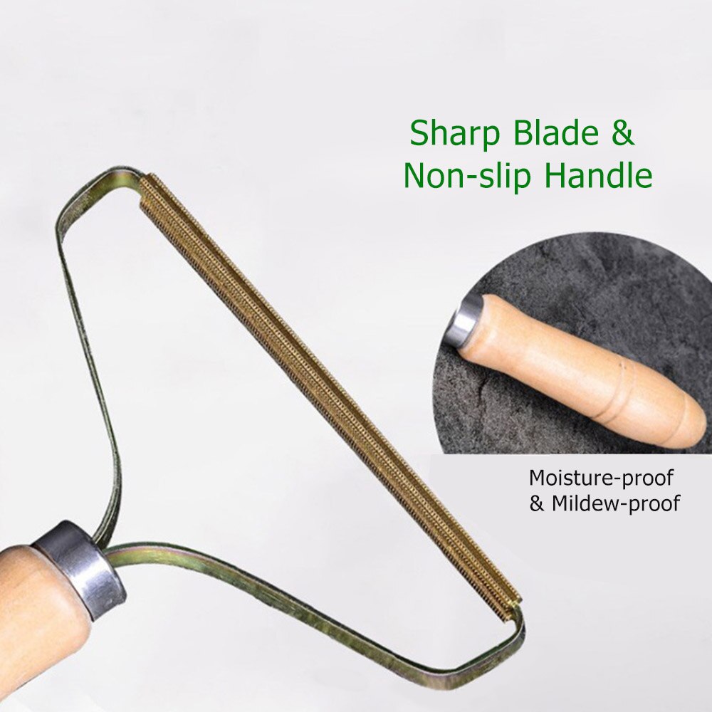 Clothes Lint Remover Clothing Fuzz Fabric Shaver Brush Tool for Sweater Woven Coat Portable Power-Free Fluff Remove Roller