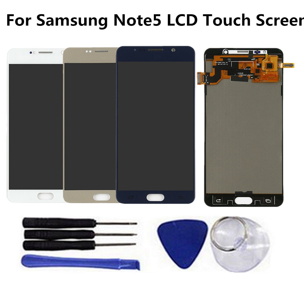 5.7 ''Lcd Display Voor Samsung Galaxy Note 5 N920F Vervangen Screen Digitizer Vergadering Voor Samsung N920A/V/T/P