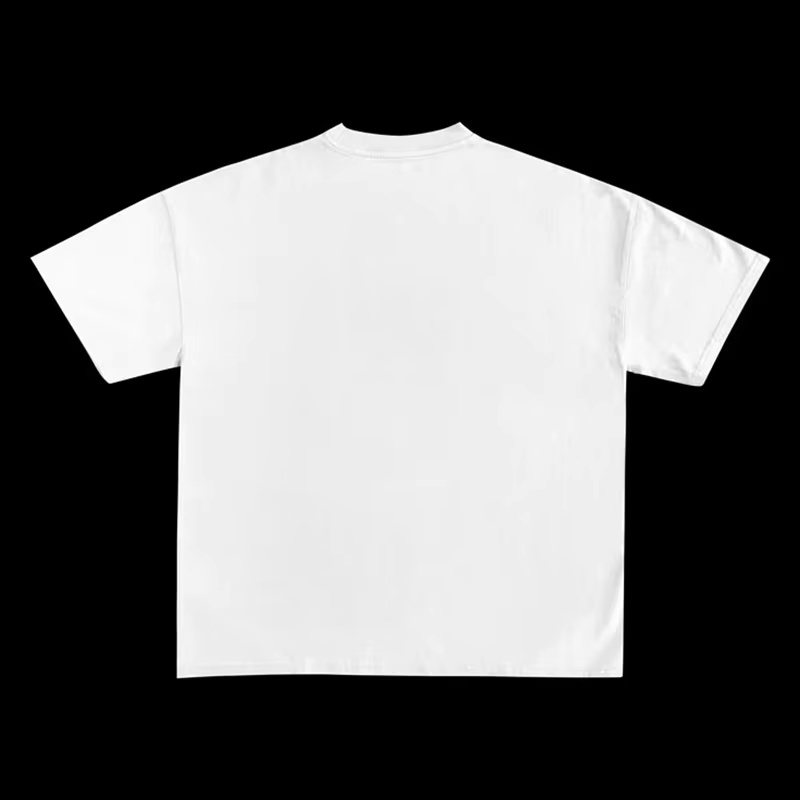Amerikanische Modemarke Baumwolle Buchstabenmuster übergroßes lässiges Kurzarm-T-Shirt Rundhals halbärmeliges Y2K-Spitzen T-Shirt
