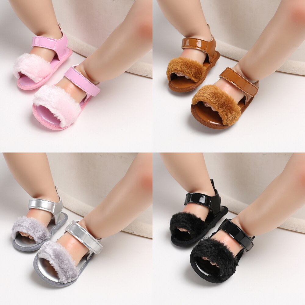 Babymeisjes sandalen schoenen zachte zool peuter baby zomerschoenen klompen prewalker
