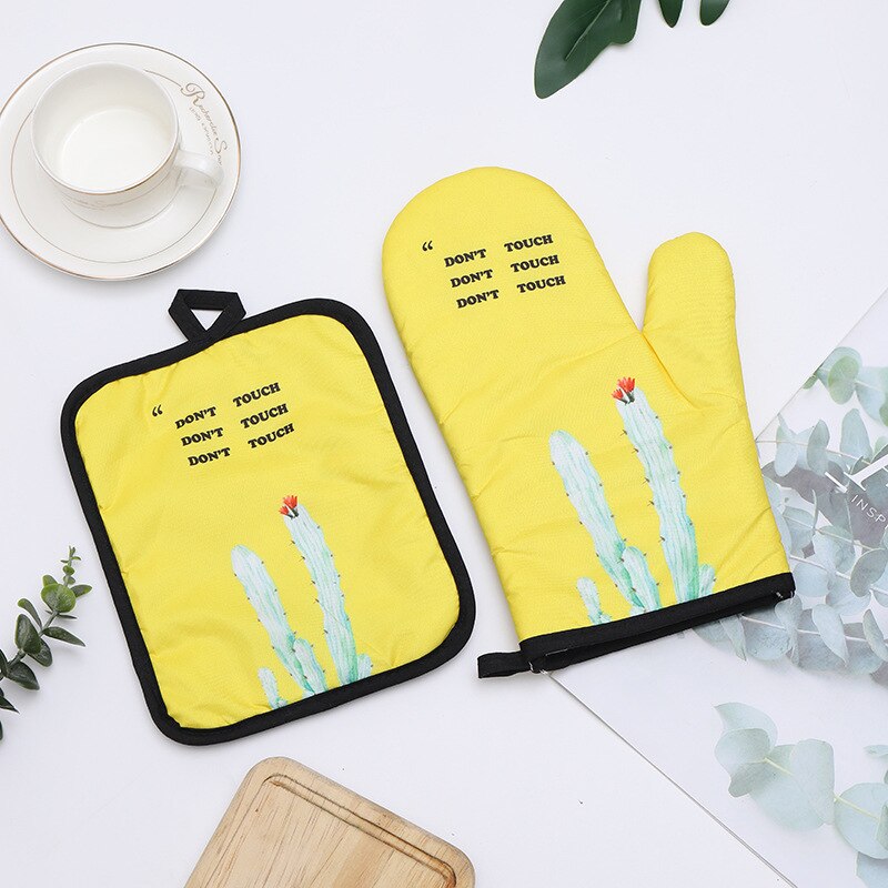 Gant micro-ondes manique ustensiles de cuisson bleu et blanc 100% coton mitaines de four et tapis de manique pour Bbq ou cuisine gant de cuisson 38