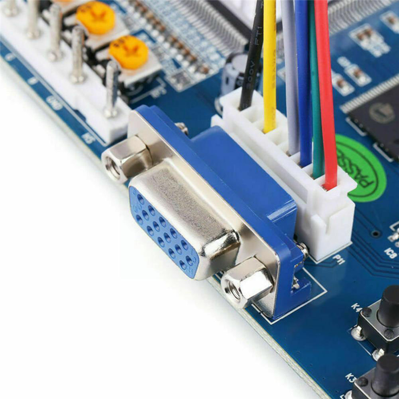 HD Video Output Converter Board VGA/RGB/CGA/EGA/YUV to HDMI-Compatible for Arcade Blue Game Machine Video Converter
