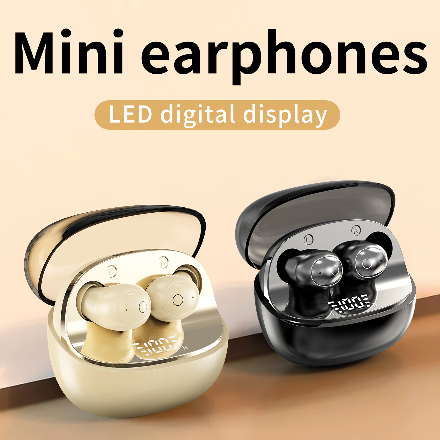 In ear mini earphones, wireless Bluetooth earphones, high aesthetic value, comfortable to wear, long-lasting battery life