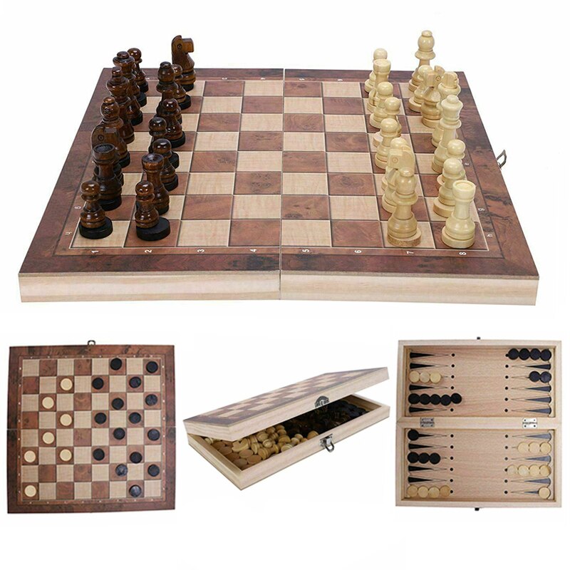 Tre sjakk sett høy klasse 4 sjakk spill høyde 80mm sjakk brikker som bretter 39*39 cm sjakkbrett med tre sjakmenn  i8