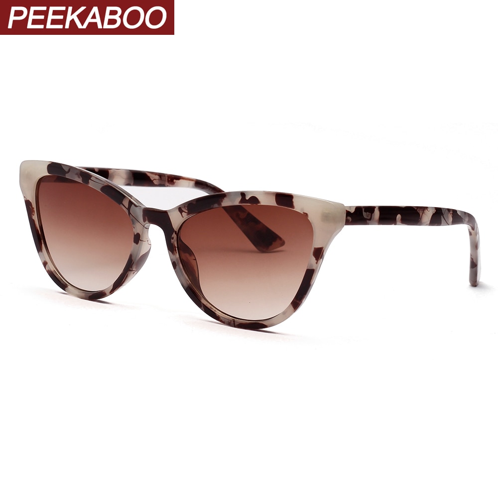 Kiekeboe Schildpad Vrouwelijke Zonnebril Cat Eye Wit Zwart Luipaard Uv400 Retro Zonnebril Voor Vrouwen Goedkope Accessoires Dames