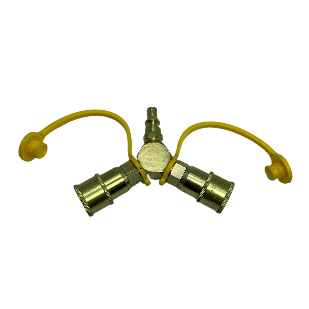 1/4 "RV Propane connexion rapide Y séparateur adaptateur raccords pièces