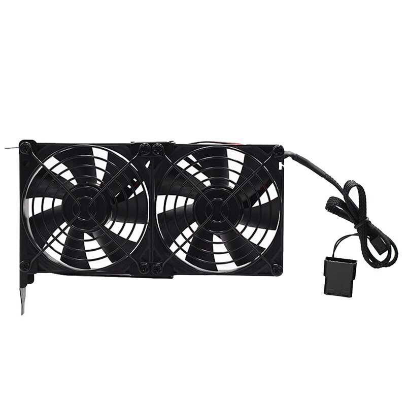 Universal Silent VGA Cooler - Desktop Computer Chassis PCI Fan - Ultra Quiet: Default Title