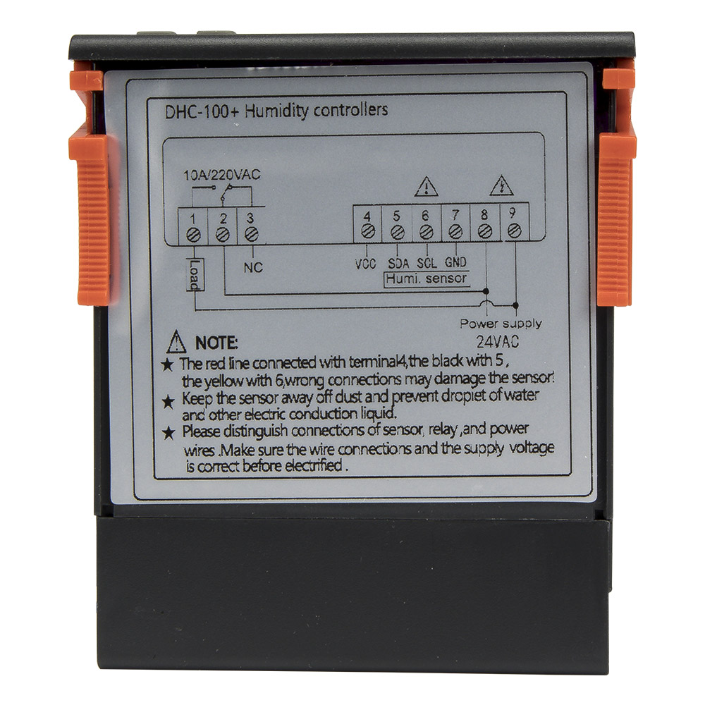 DHC-100 + digitale feuchte controller mit 2m sensor 220VAC hygrostat meter AC 220V 110V AC/DC 24V 12V