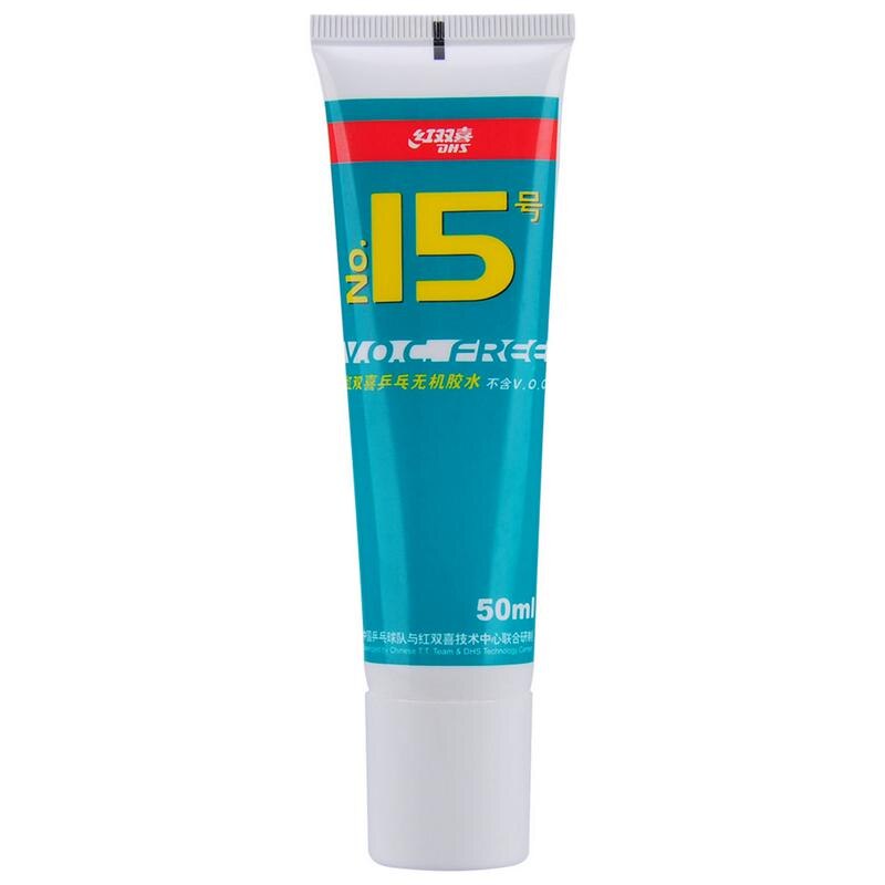 DHS No.15 glue 50ml Water Glue for Table Tennis Racket Ping Pong Accessories ITTF Approved NO-V.O.C: number15 50ml