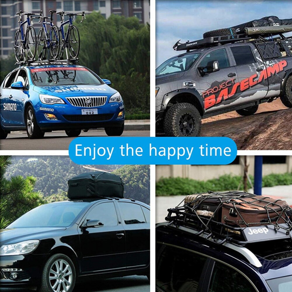 1PC Black Anti-Slip Universal Protective Durable Car Roof Cargo Carrier Mat for Car Top Roof Bag Home Garage