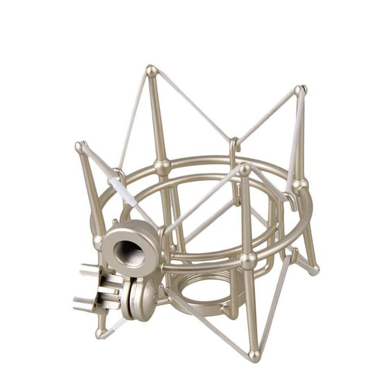 Metal Shock Mount Stand Microphone Spider Suspension Shockproof Mic Holder Clip Bracket