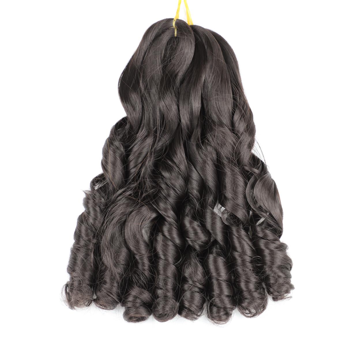 Svolna-extensiones de cabello sintético para mujer, trenzas de ganchillo de onda suelta de 20 pulgadas, natural, Ombre trenzado, 150 g/paquete: # 4