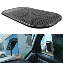 Car Non-Slip Dashboard Magic Sticky Pad Anti-Slip Rubber Gel Mat Cushion for iPhone Mobile Phone Auto Interior Accessories Black
