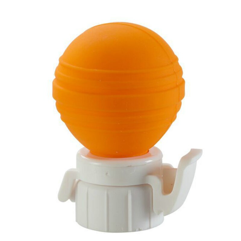 1pc Soda bouteille couvercle étanchéité boisson bouteille bouchon boisson gazeuse étanche couvercle manuel gonflage bouchon de bouteille protecteur Snap: Orange