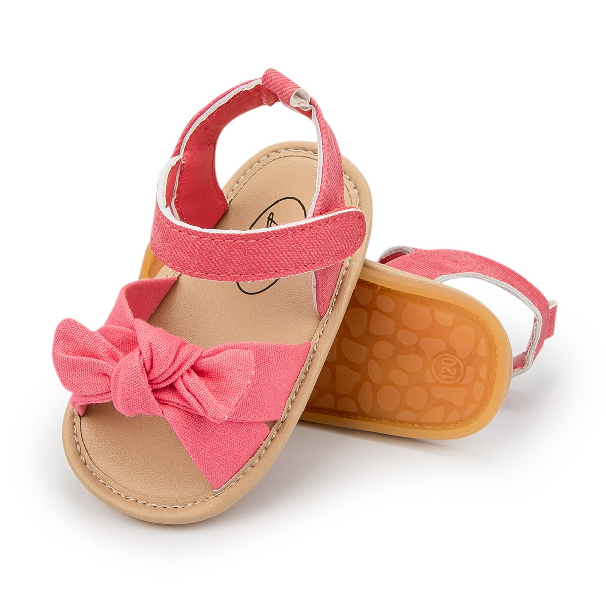 Sandals Baby Girls Cute Bowknot Princess Shoes Toddler Infant Flat Soft-Sole Summer Sandals Non-slip Shoes Crib