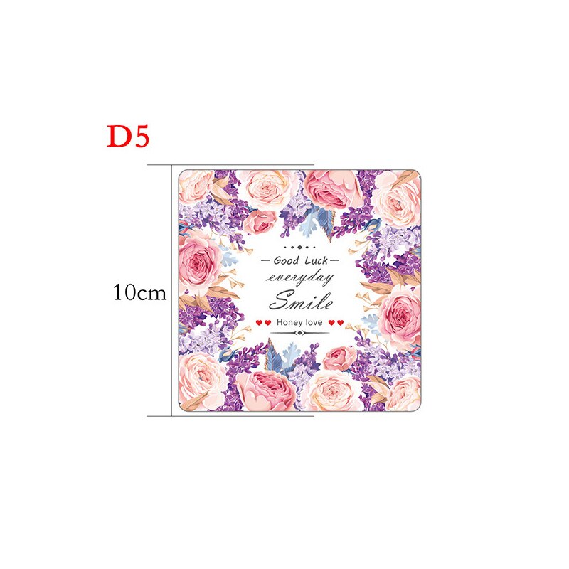 10packs/lot Plant Pudding cup Sticker Scrapbooking Material baking Label Handmade Decorative Sticker for Party