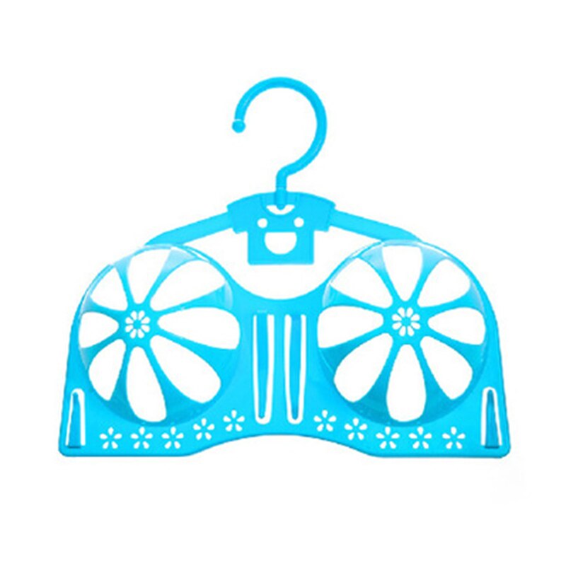 Smart Bra Hanger Form Drying Holder Clothes Underwear Rack Protector Storage Shaper Shelving Display Safe Home: Blue