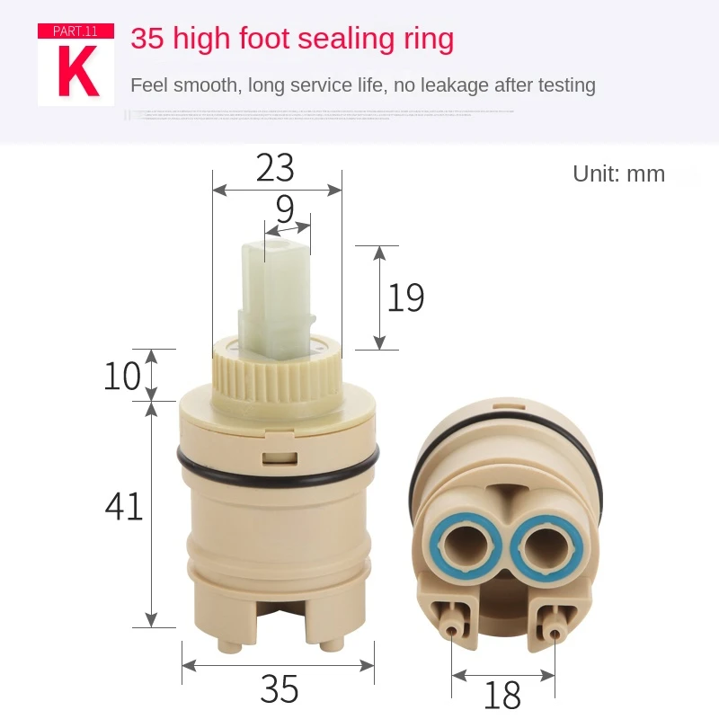 Kranen Mengen Spoelklep 25 Mm/35 Mm/40 Mm Cartridge Keramische Cartridge Mengkraan Keuken Badkuip Douchekranen Accessoires: Bordeaux