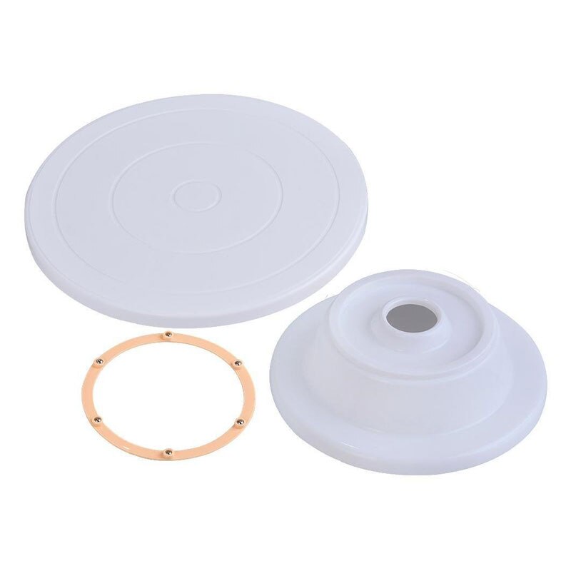 28Cm Plastic Taart Draaitafel 360 Roterende Cake Decorating Anti-Slip Ronde Taart Pannen Cake Draaitafel BK018