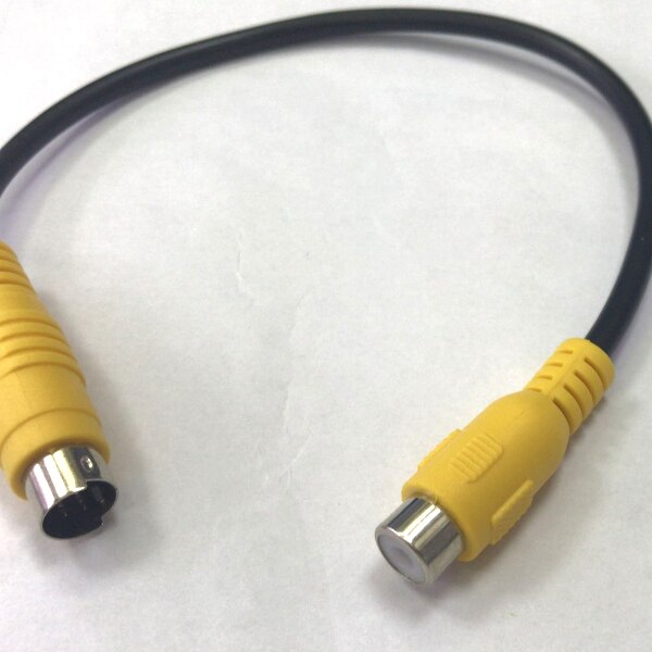 S-video 7-Pin TV a RCA AV Cable adaptador convertidor
