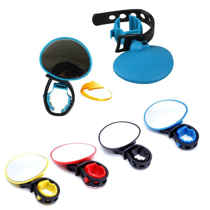 3 cores rotatable ajustável 360 graus guiador espelho retrovisor ciclismo bicicleta acessórios da bicicleta adequado para bicicleta
