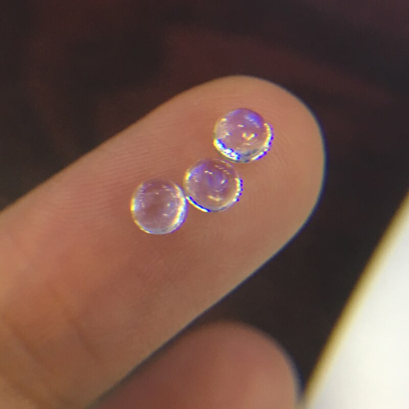 Tbj ,3 piece one lot natural India good blue fire moonstone round 4mm piece for diy jewelry