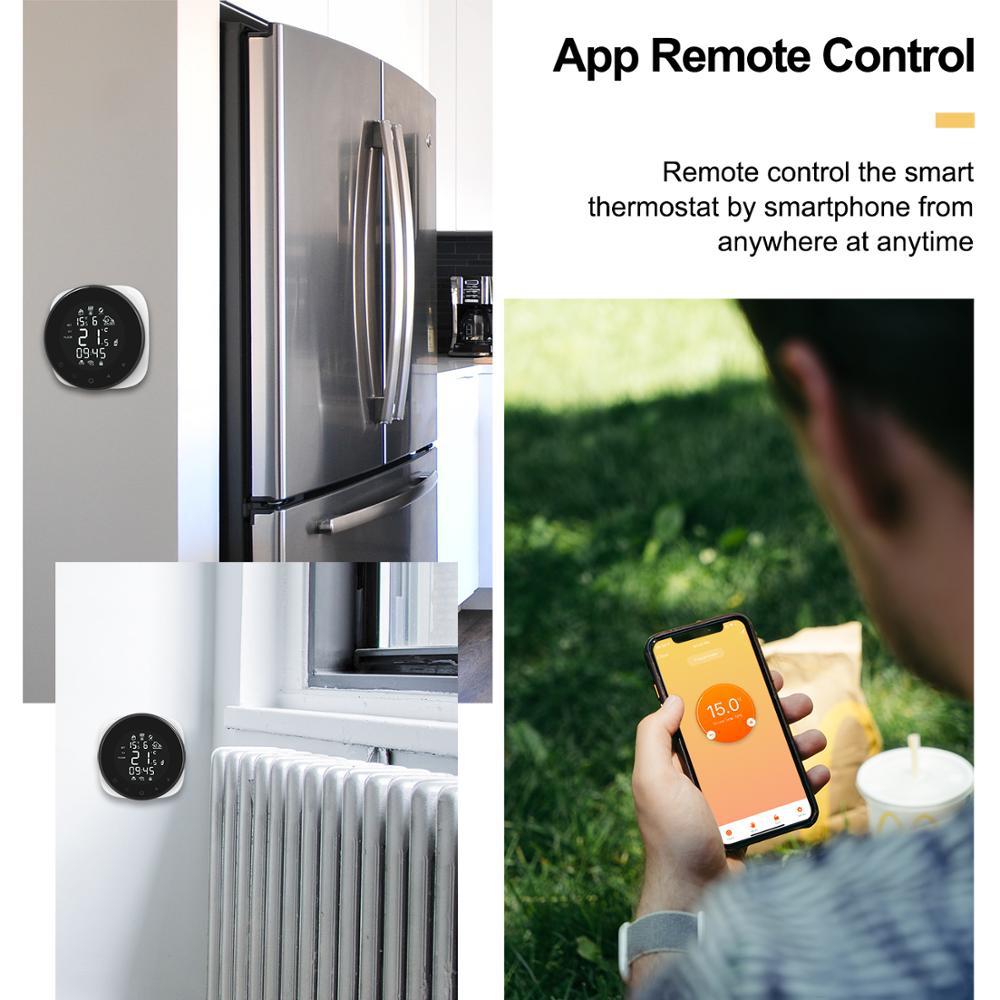 Thermostat WiFi intelligent Tuya/Smart Life, contrôleur de température pour l&#39;eau, chauffage électrique au sol, chaudière à eau et à gaz, Alexa Google Home