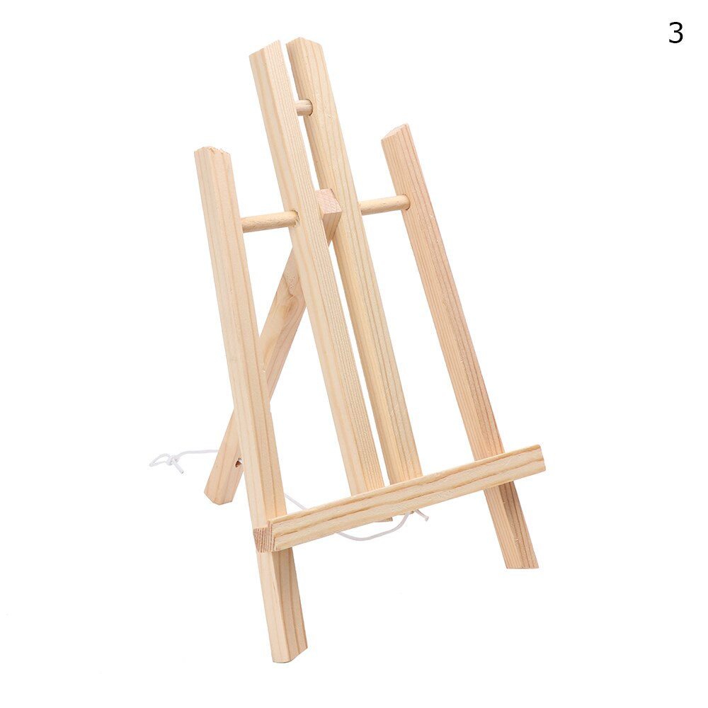 1PC Mini Artist Wooden Easel Artwork Shelf Painting Stand Exhibition Display Holder Home Party Decor Craft Drawing Easel: Style3