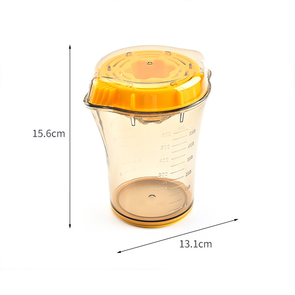 Kitchen Accessories Manual Plastic Fruit Tool Orange Lemon Squeezer Juicer Machine Portable Citrus Juicer Scale Cup Bottle