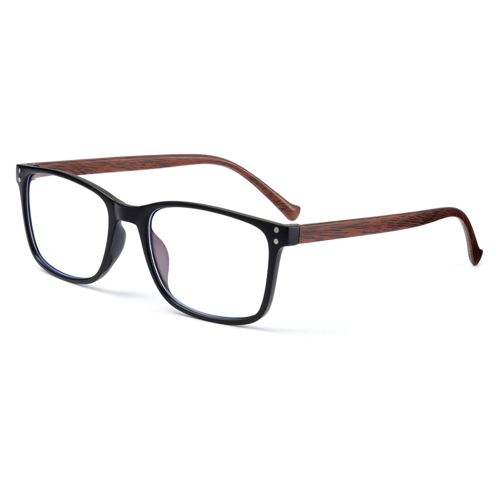 Lunettes de lecture, Grain de bois, soin de la Vision, presbytie, rayons bleus Anti-UV, 1 pièce, pour femmes et hommes, 1.0 ~ 4.0: Strength  1.00 / brown