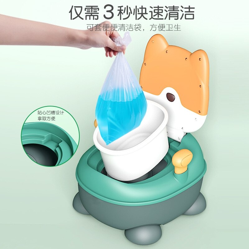 Draagbare babypot, multifunctioneel babytoilet, autopotje, kinderpotje, meisjespotje, jongenspotje, kinderstoel, toiletbril, kinderpotje