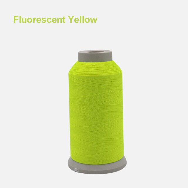 1000 Yard Luminous Thread Roll line Nylon Cross Stitch Embroidery Thread DIY Handmade Night Light String Sewing Accessories: Fluorescent Yellow