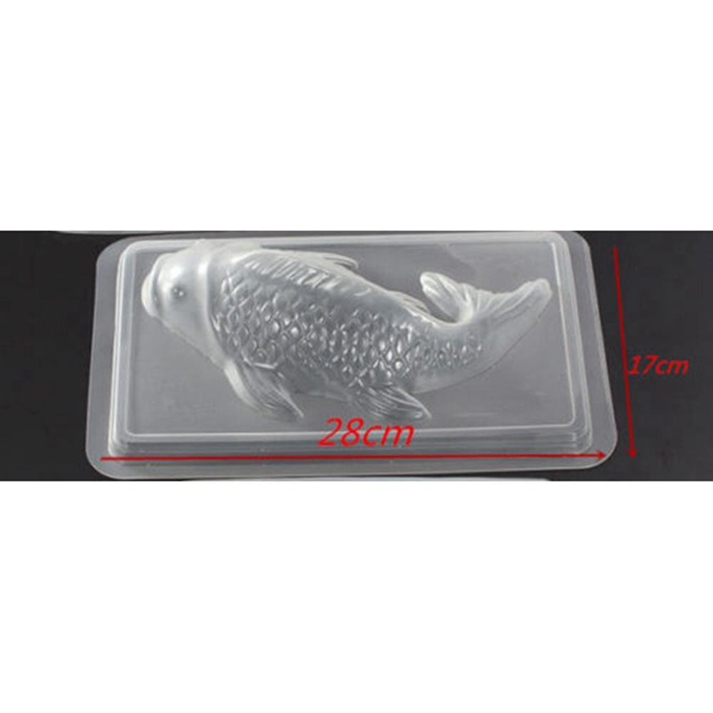 3D Koi Fish Shape Plastic Cake Chocolate Jelly Sugar DIY craft Mould Rice Mold Cake Decorating Moulds Baking Tool Decorator: M