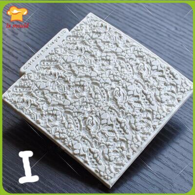Textur designs spitze silikon form für kuchen dekorieren zucker paste formen: I