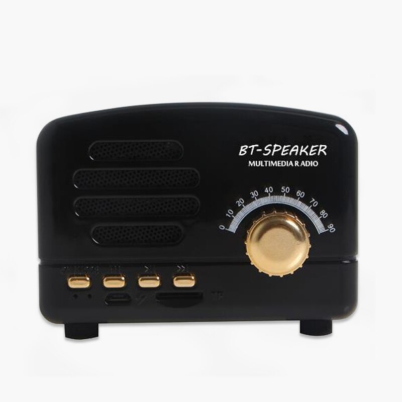retro Tragbare Bluetooth Lautsprecher Klassische Musik Spieler Mini Drahtlose Bluetooth Lautsprecher Radio USB/TF Karte soundbox Musik Kasten