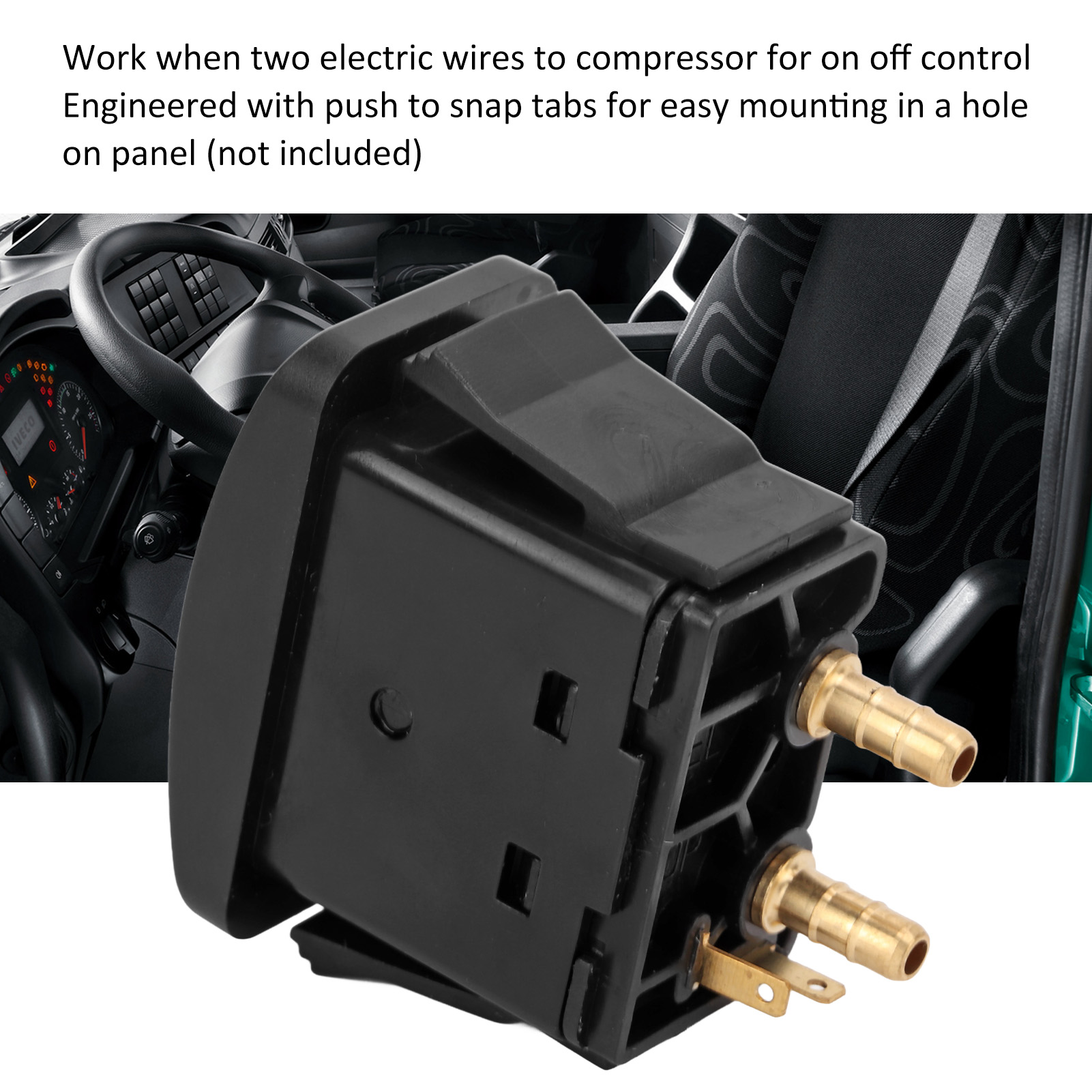 Universal High Performance Electric Manual Switch Air Spring Activation Switch Air Ride Suspension Replacement for truck