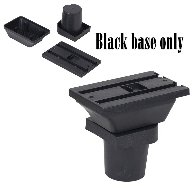 For TOYOTA Yaris armrest For TOYOTA Yaris Vitz Car armrest box car accessories central storage box Retrofit parts with USB: Black base only