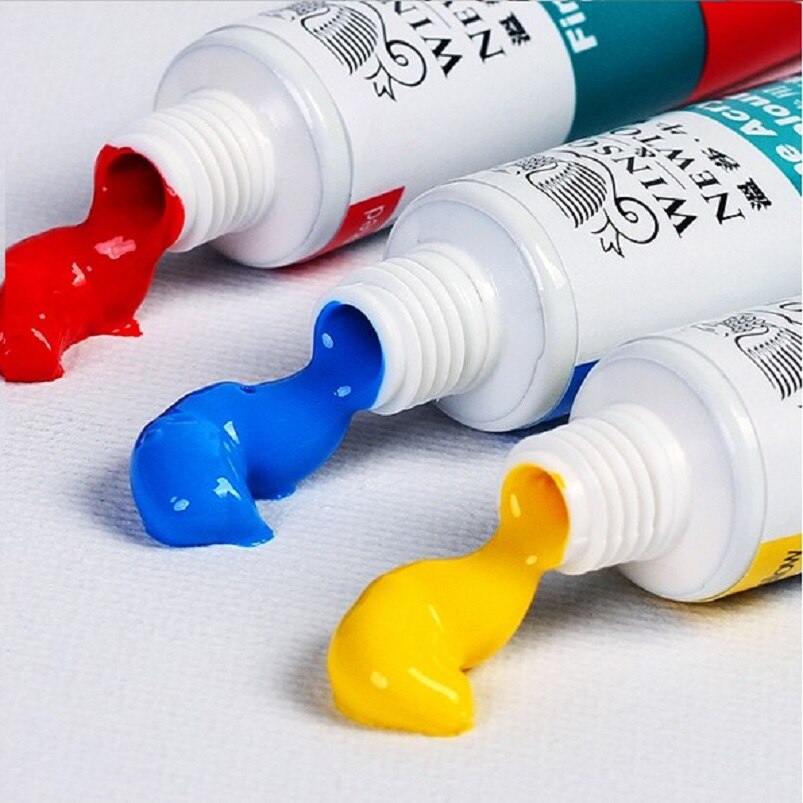 WINSOR&NEWTON 12/18/24 colors Acrylic Paints ART fine painting supplies 10ml/piece