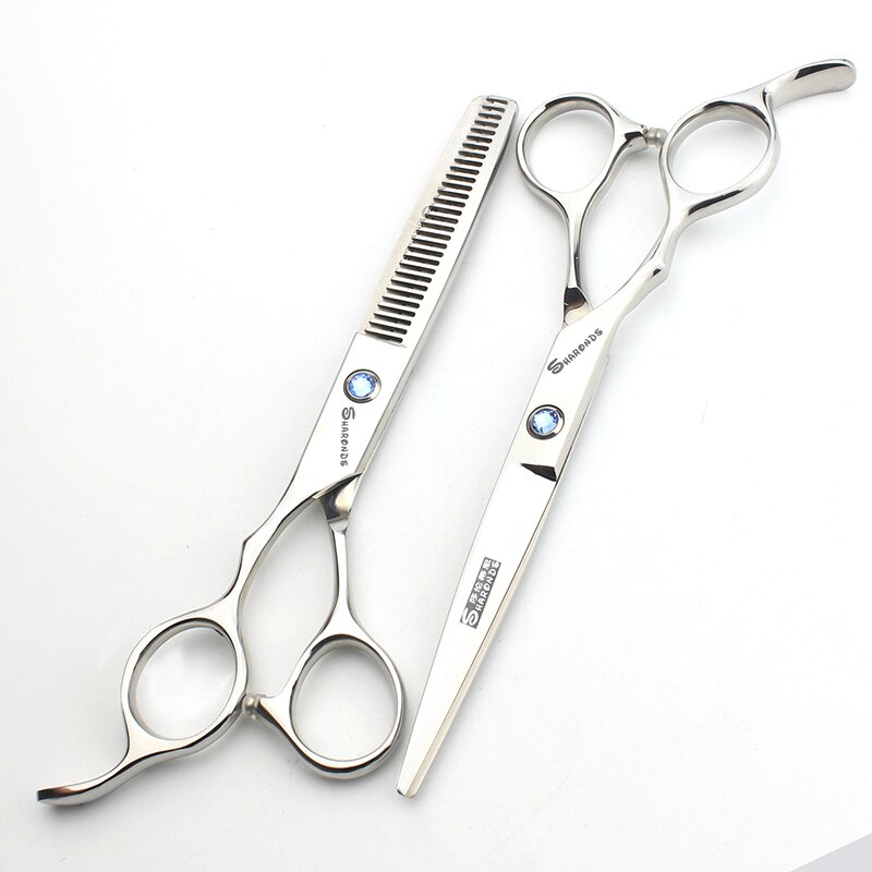 hair salon scissors left handed hairdressing scissors 6 inch cutting thinning seamless shear suit hair stylist dedicated
