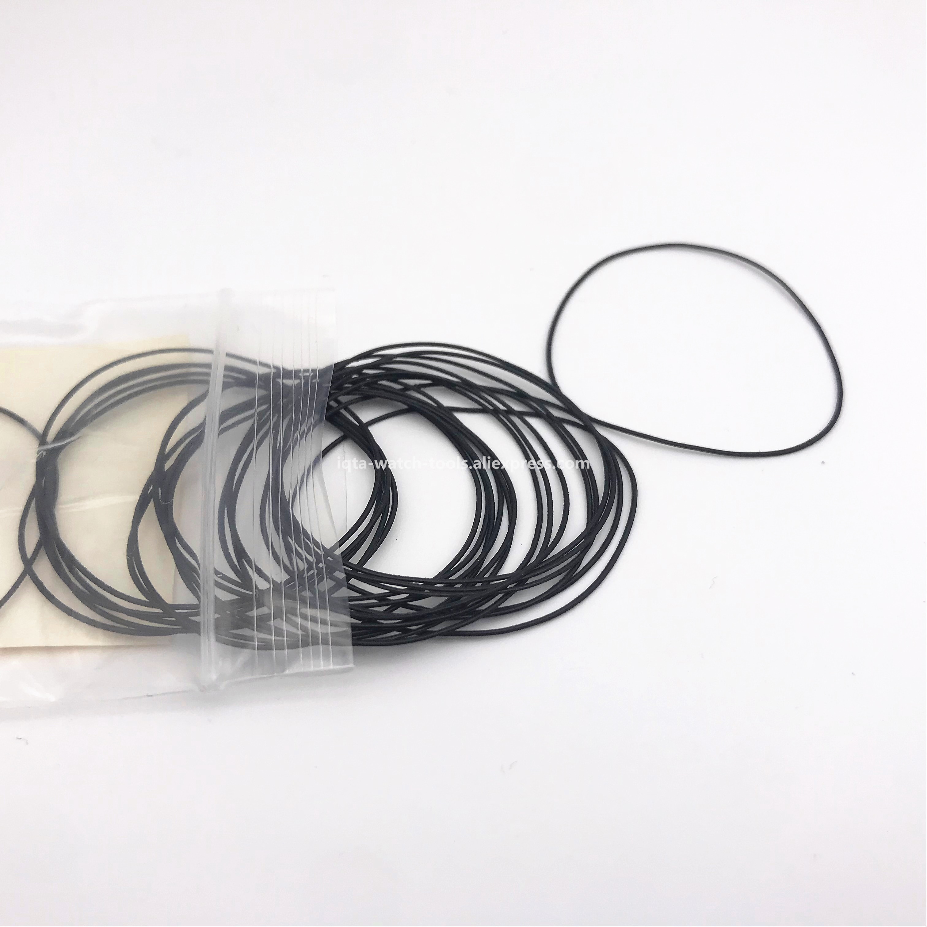 200pcs 0.7mm 16mm-34mm Watch O-Ring Waterproof Rubber Seal Watch Back Cover Seal Gaskets Replacement Tool