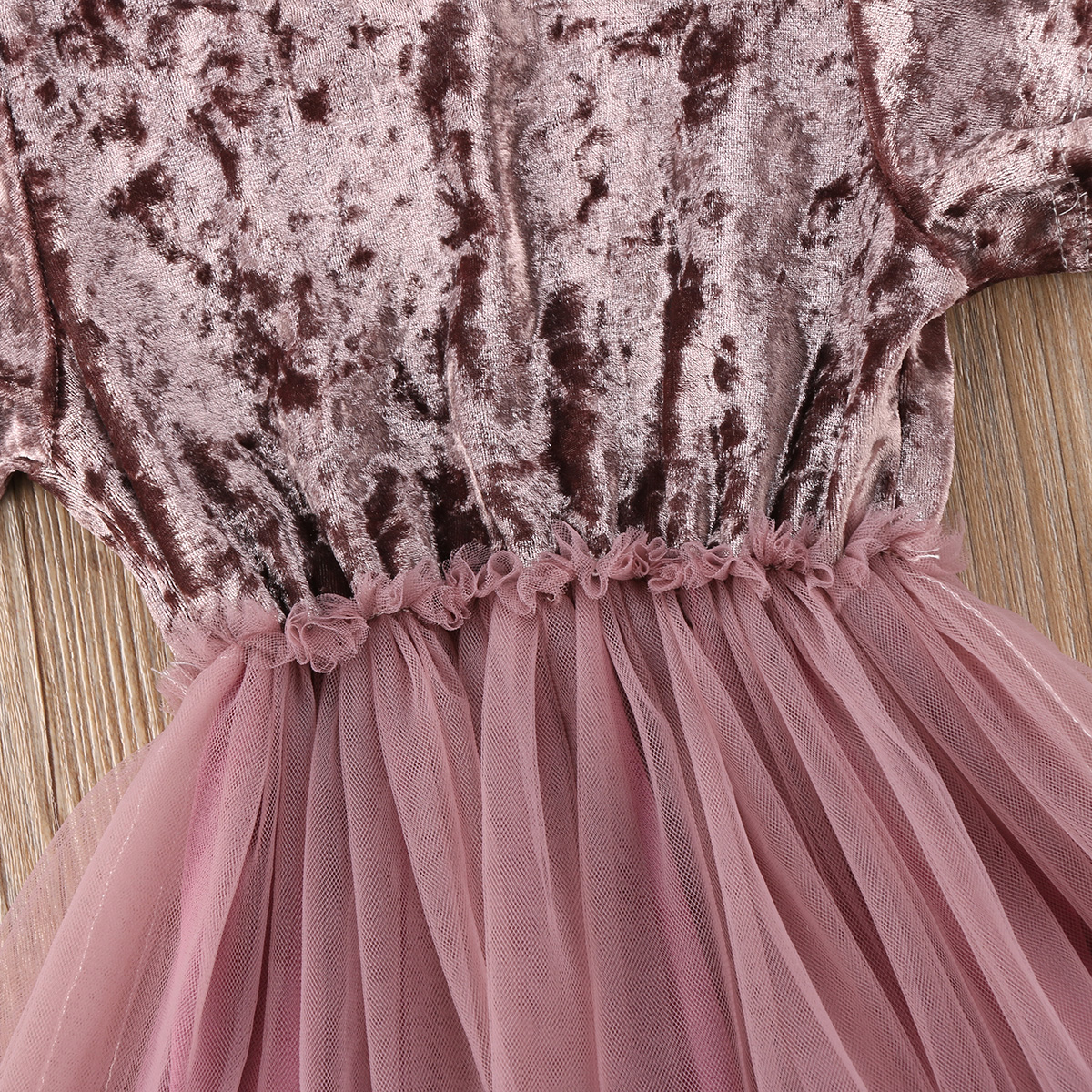 Toddler Baby Girl Dress 6M-5Y Summer Toddler Kid Baby Girl Summer Velvet Party Pageant Tutu Lace Tulle Dress