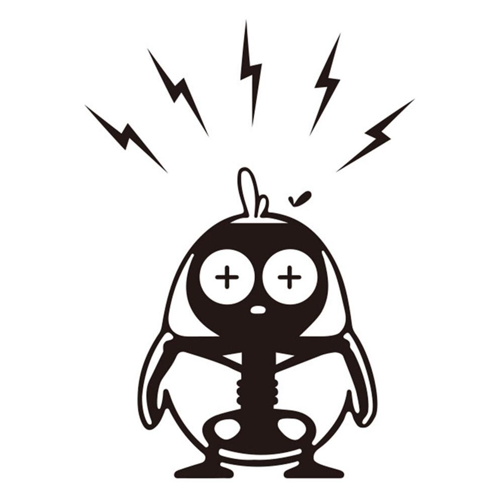 Schakelaar muursticker verwijderbaar levendig elektrische schok hond vogel sticker waterdicht kinderkamer zelfklevend grappige decoratie